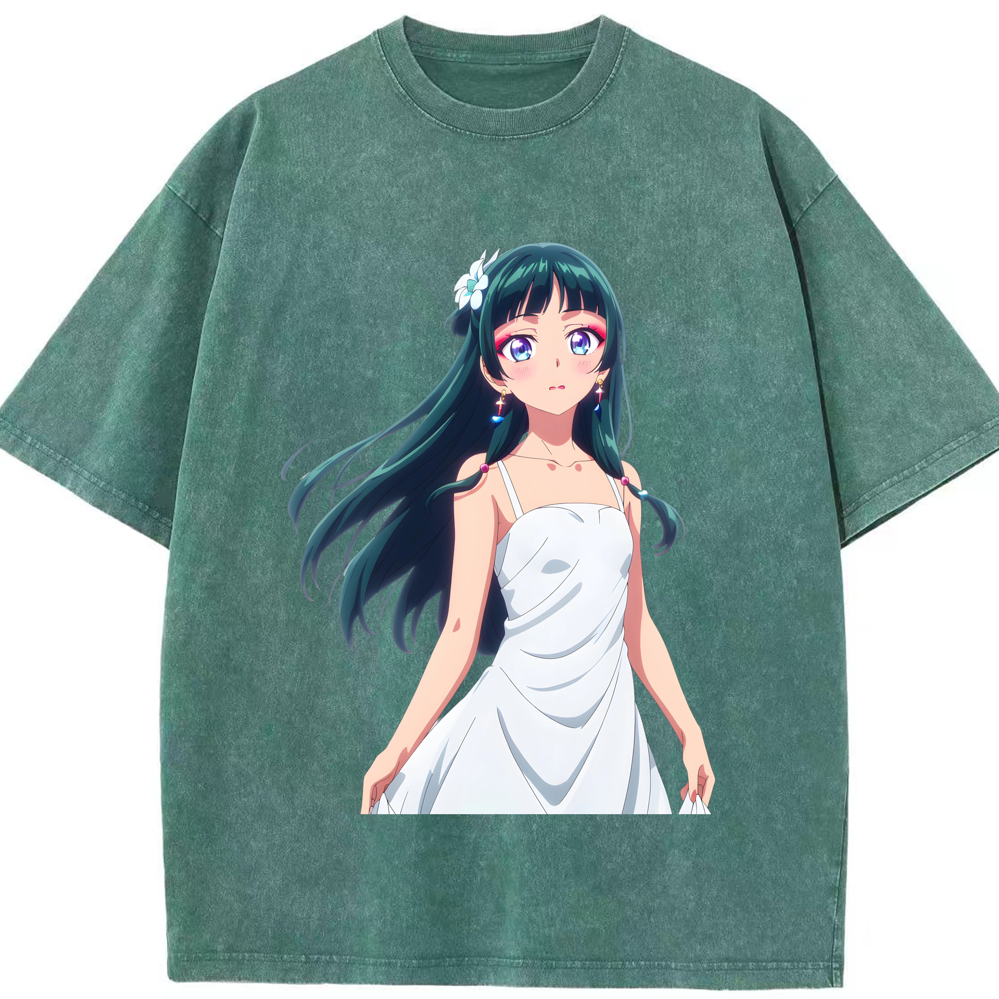 （画像用） 薬屋のひとりごと The Apothecary Diaries 綿100% ヴィンテージ風 半袖Tシャツ（フロントプリント）